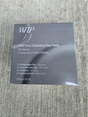 WNP Duo CLeansing Clay Mask 100g-T-Zone & U-Zone Refresh Clay NIB